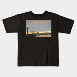 San Francisco Morning Cityscape Kids T-Shirt